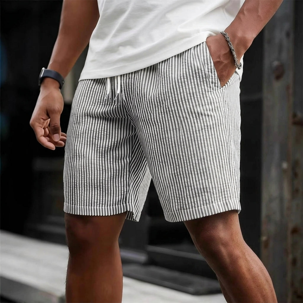 Striped Relaxed Shorts