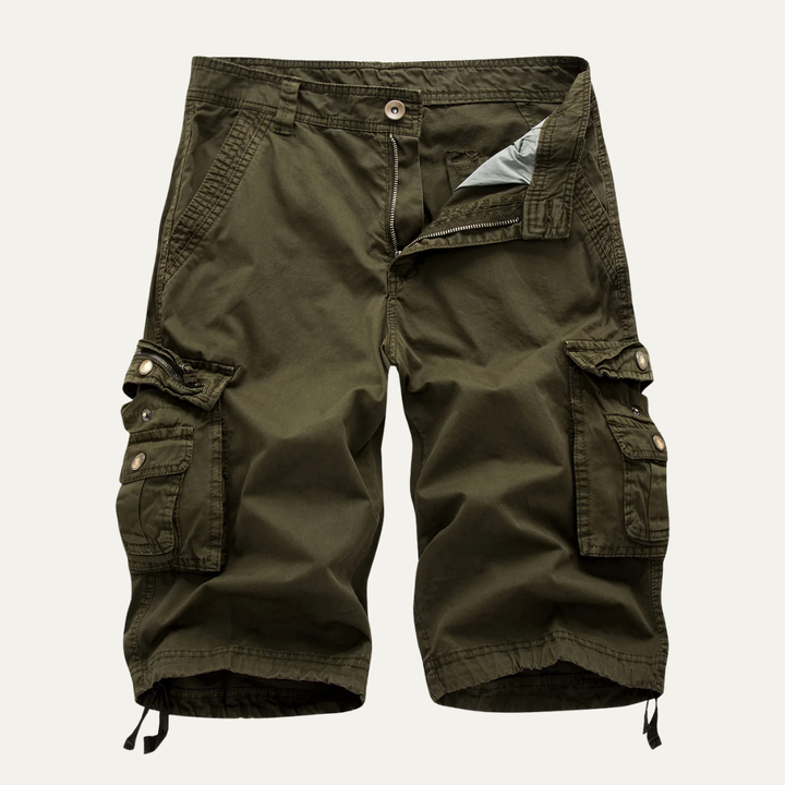 Casual Cotton-Feel Cargo Shorts