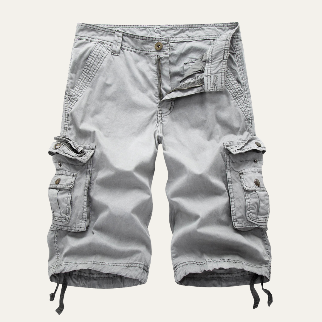 Casual Cotton-Feel Cargo Shorts
