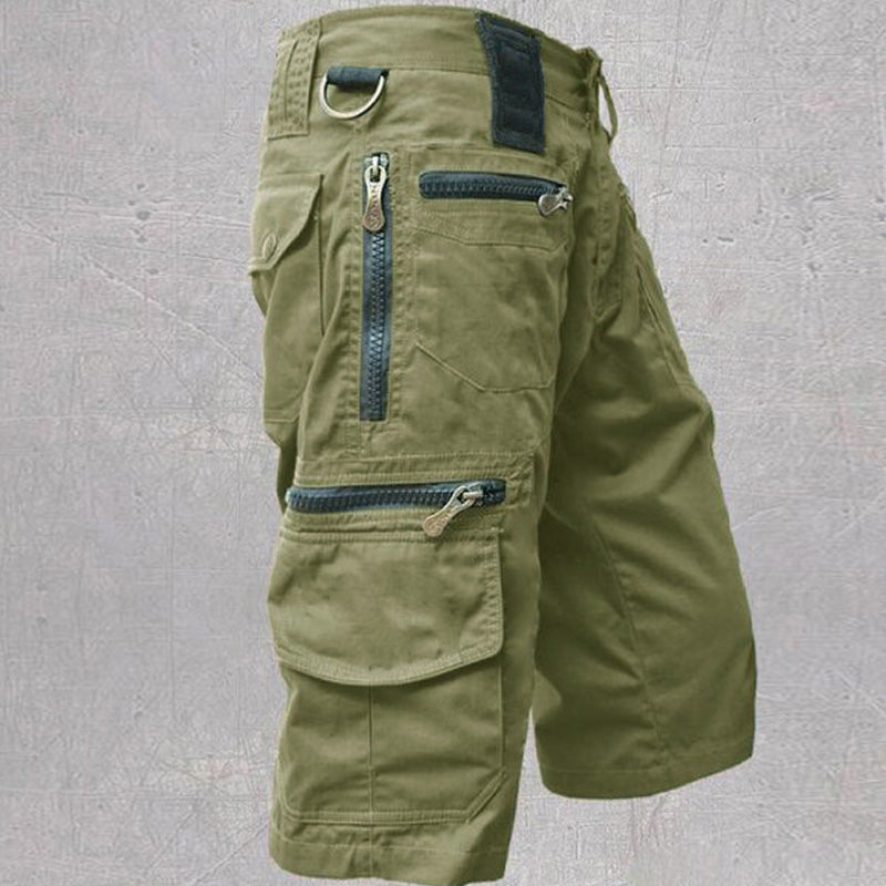 Multi-Pocket Cargo Shorts