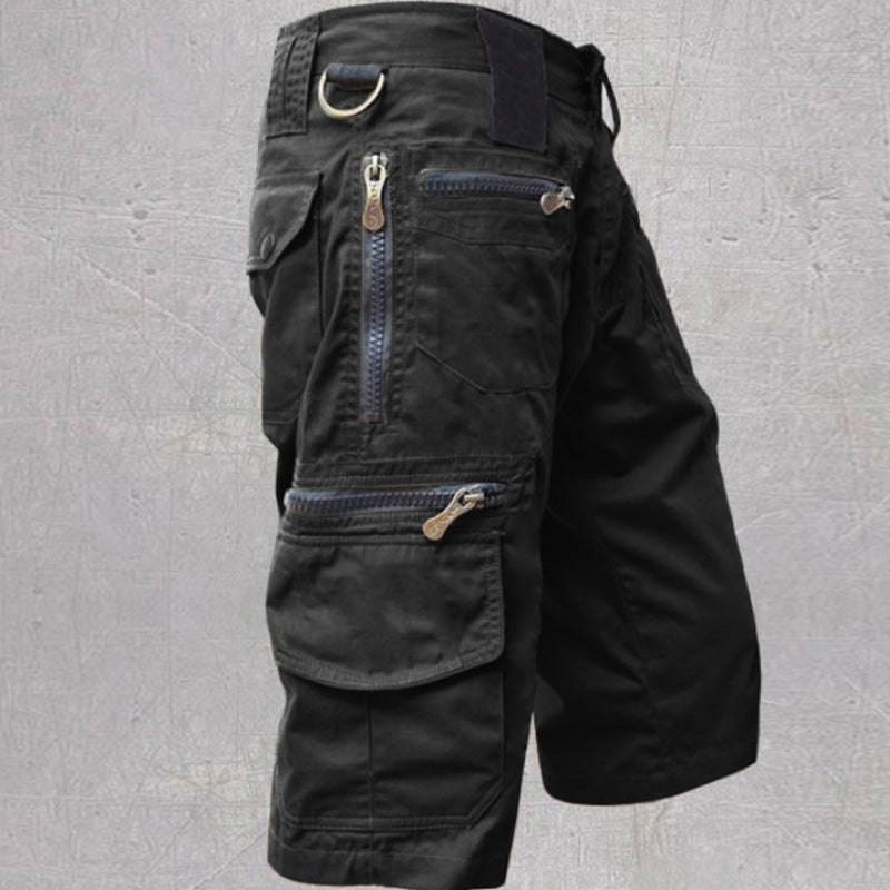 Multi-Pocket Cargo Shorts