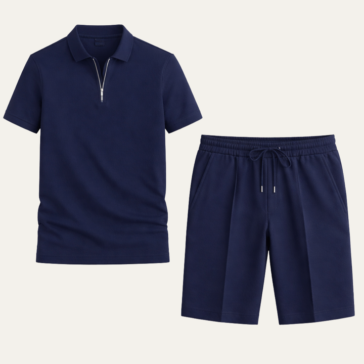Polo Shirt and Shorts Set