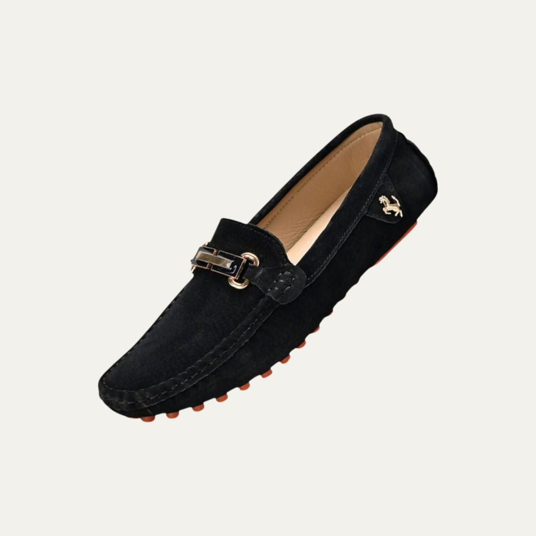 Suede-Look Driver Loafers