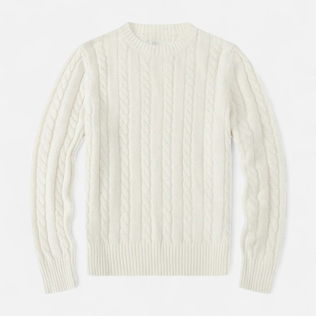 Men’s Round Neck Winter Knit Sweater