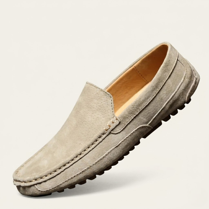 Suede-Look Slip-On Loafers