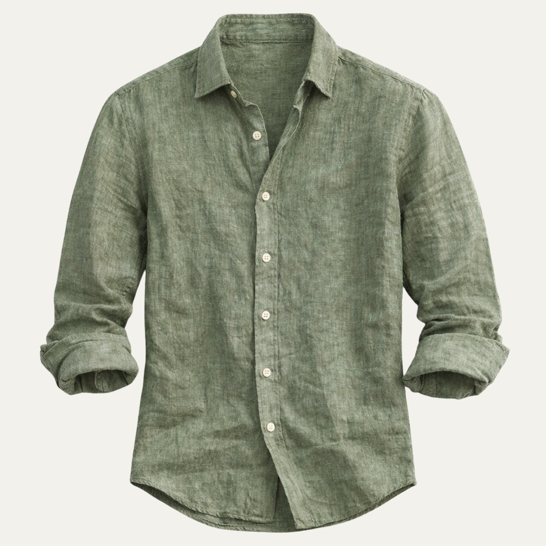 Summer Casual Linen-Look Shirt