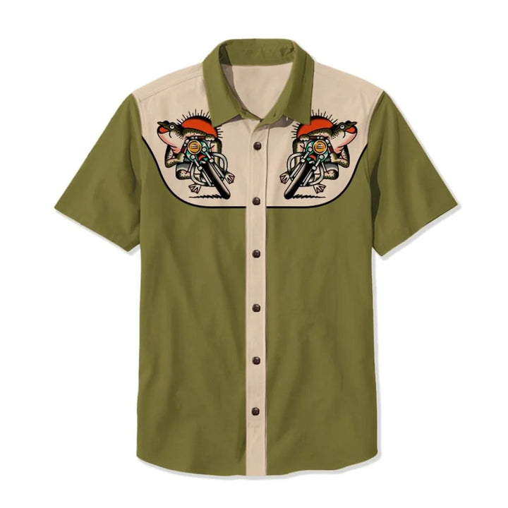 Embroidered Western Shirt
