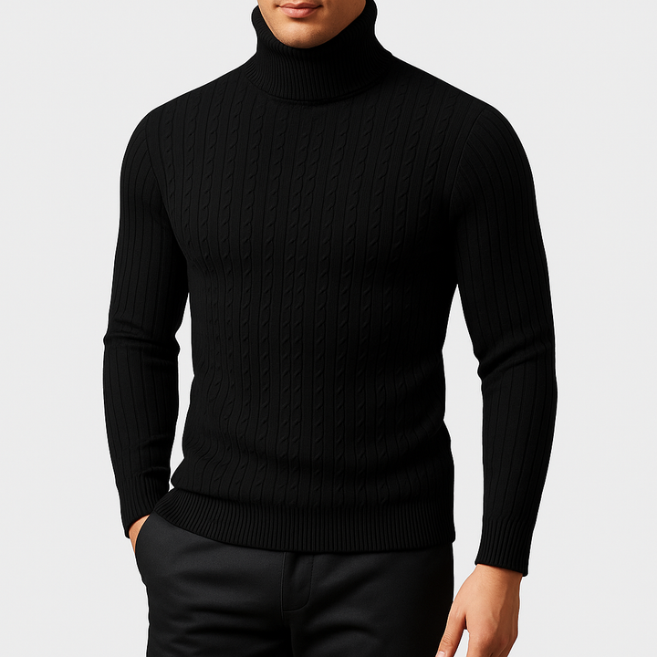Men’s knit-blend Knit Turtleneck
