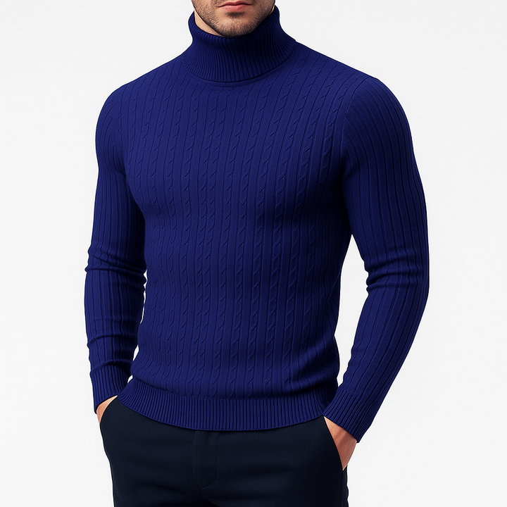 Men’s knit-blend Knit Turtleneck