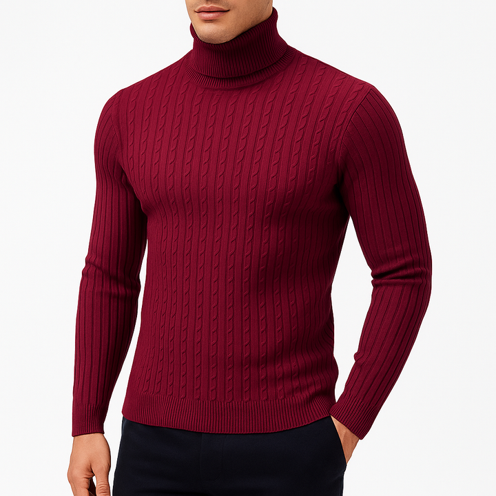 Men’s knit-blend Knit Turtleneck