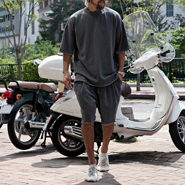 Loose Fit T-Shirt and Shorts Set