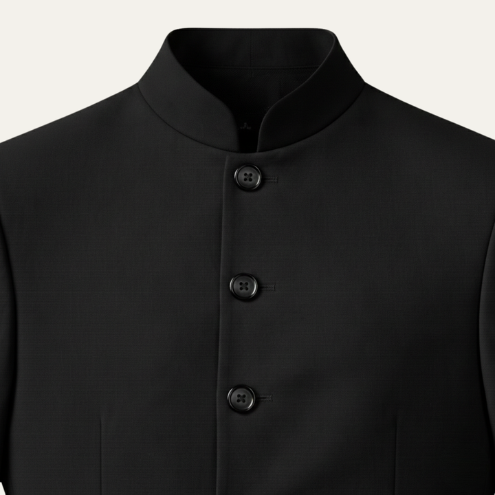 Stand Collar Slim Fit Blazer