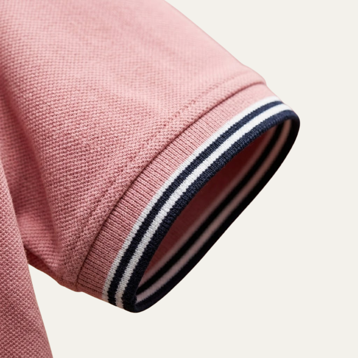 Clean Cotton-Feel Polo Shirt