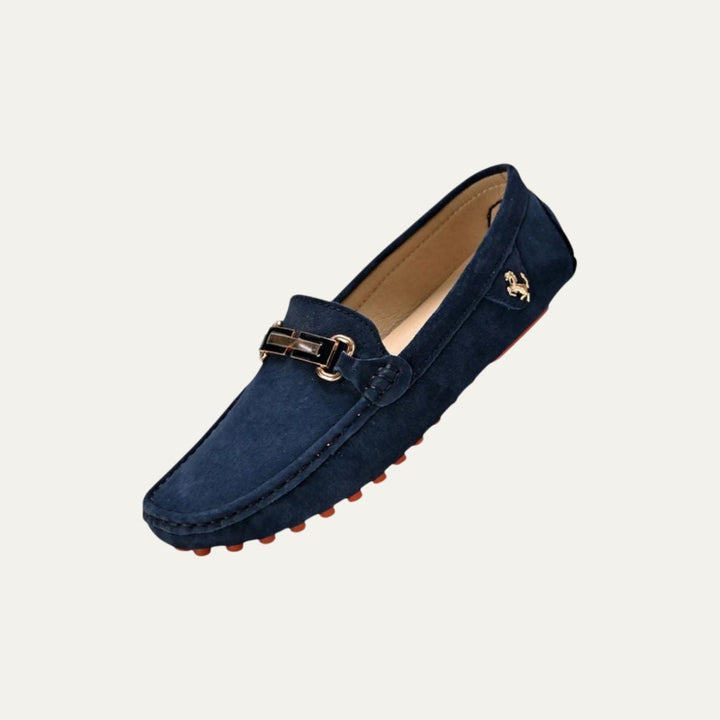 Suede-Look Driver Loafers