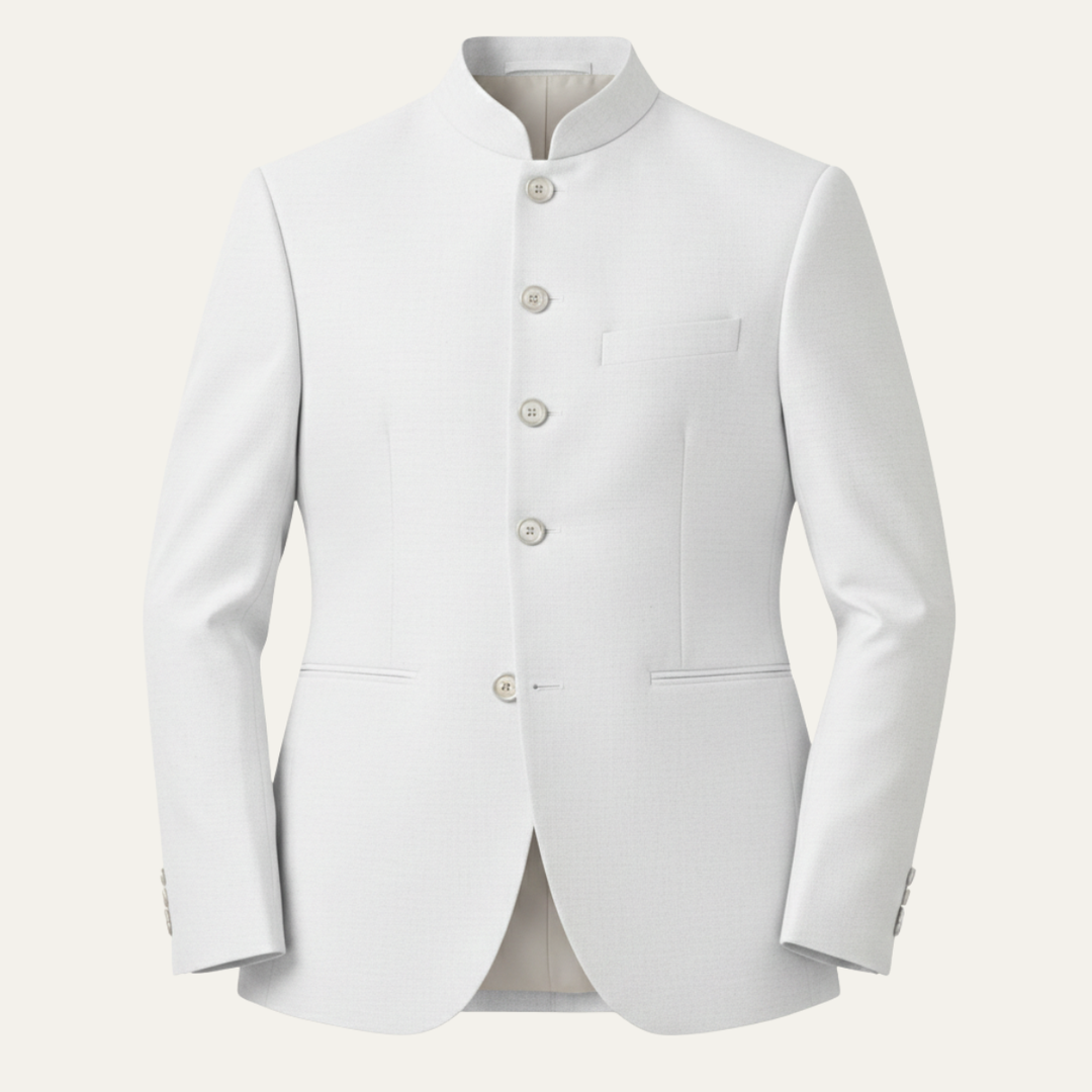 Stand Collar Slim Fit Blazer