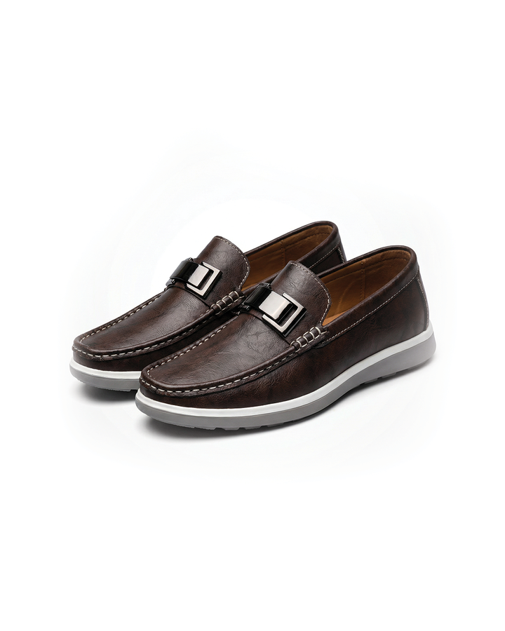 Weathered Slip-On Loafers
