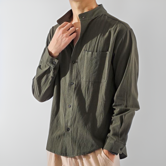 Lightweight Button-Up Shirt