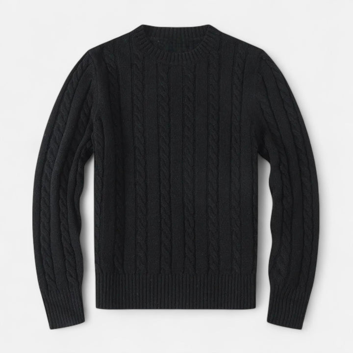 Men’s Round Neck Winter Knit Sweater