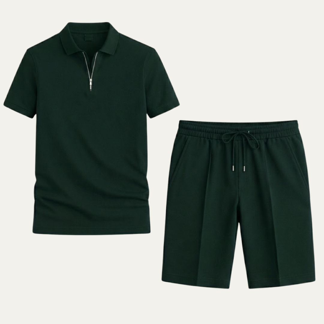 Polo Shirt and Shorts Set