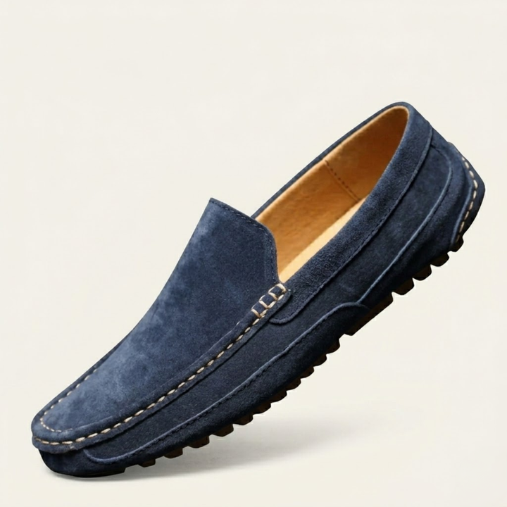 Suede-Look Slip-On Loafers
