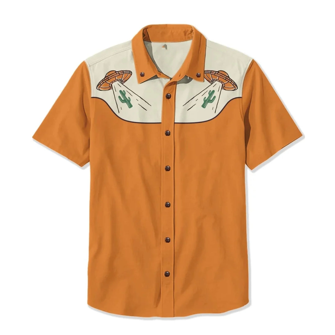 Embroidered Western Shirt