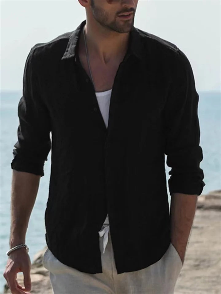 Long Sleeve Summer Button Shirt
