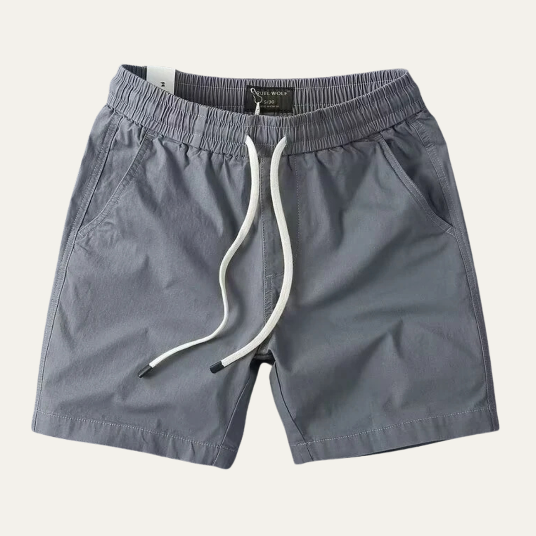 Elastic Waist Casual Sports Shorts