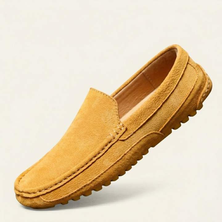 Suede-Look Slip-On Loafers