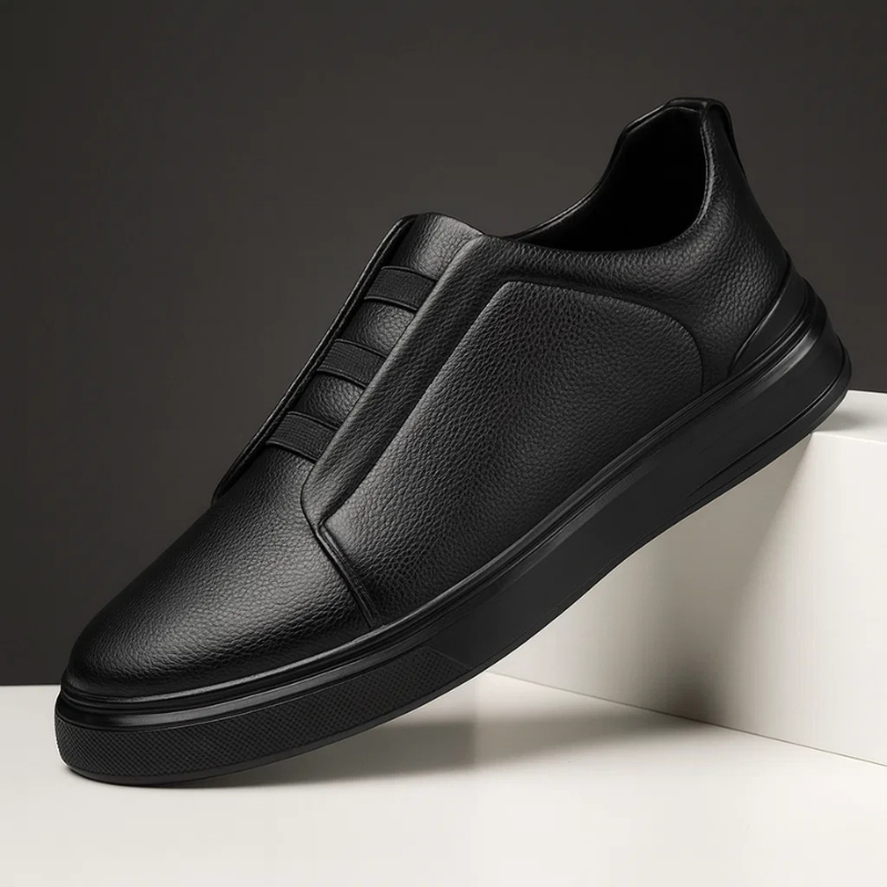 Smooth Lace Loop Sneakers