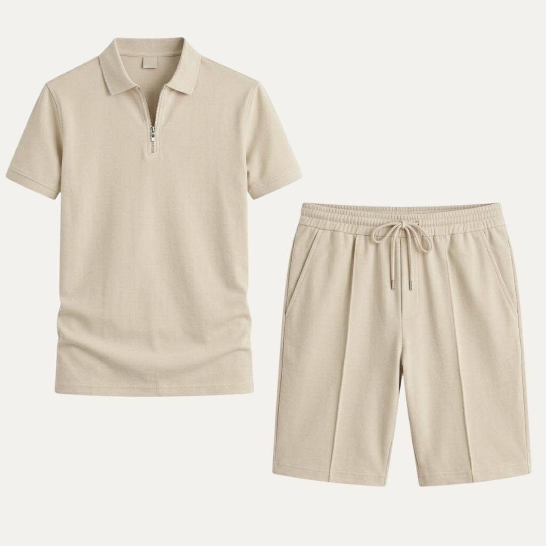 Polo Shirt and Shorts Set