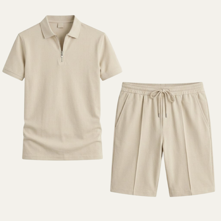 Polo Shirt and Shorts Set