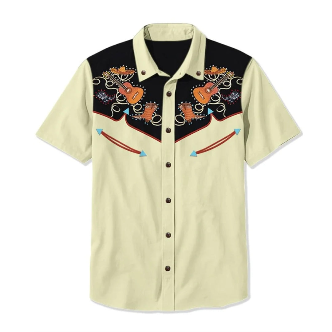 Embroidered Western Shirt
