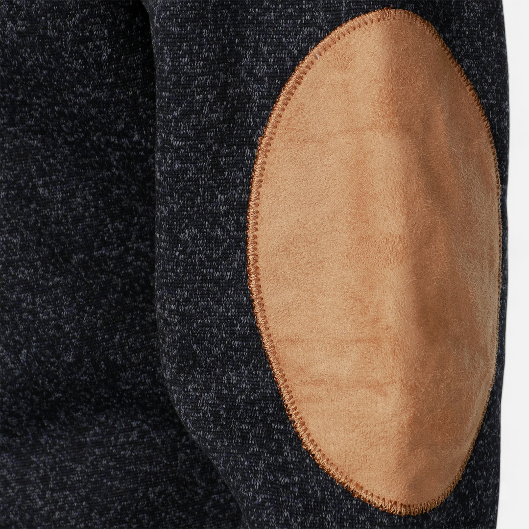 Men’s Stand Collar Button Knit Jumper