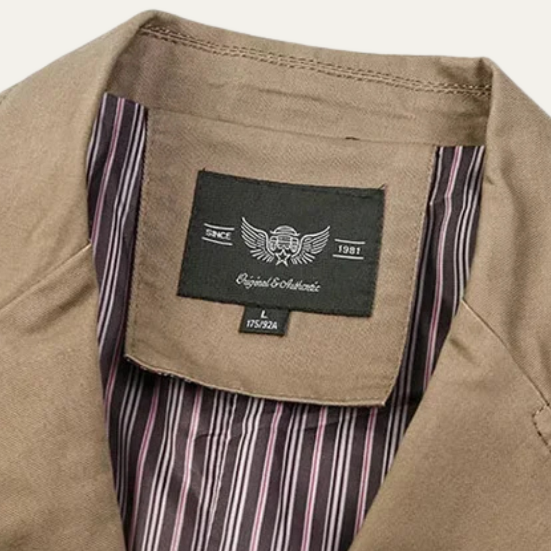 Lightweight Cotton-Feel Casual Blazer