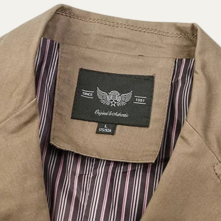 Lightweight Cotton-Feel Casual Blazer