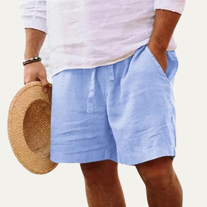 Lightweight Linen-Look Shorts