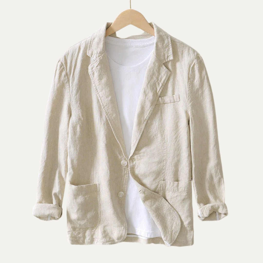 Lightweight Summer Linen-Look Blazer