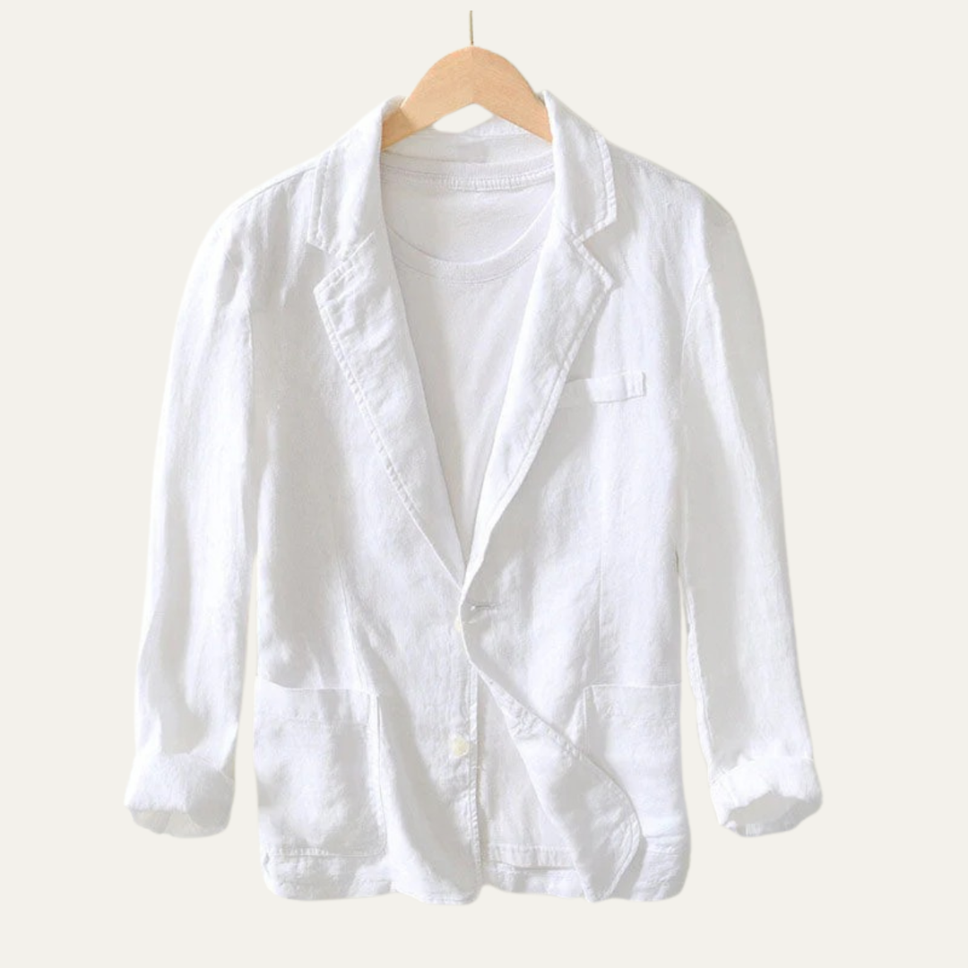 Lightweight Summer Linen-Look Blazer