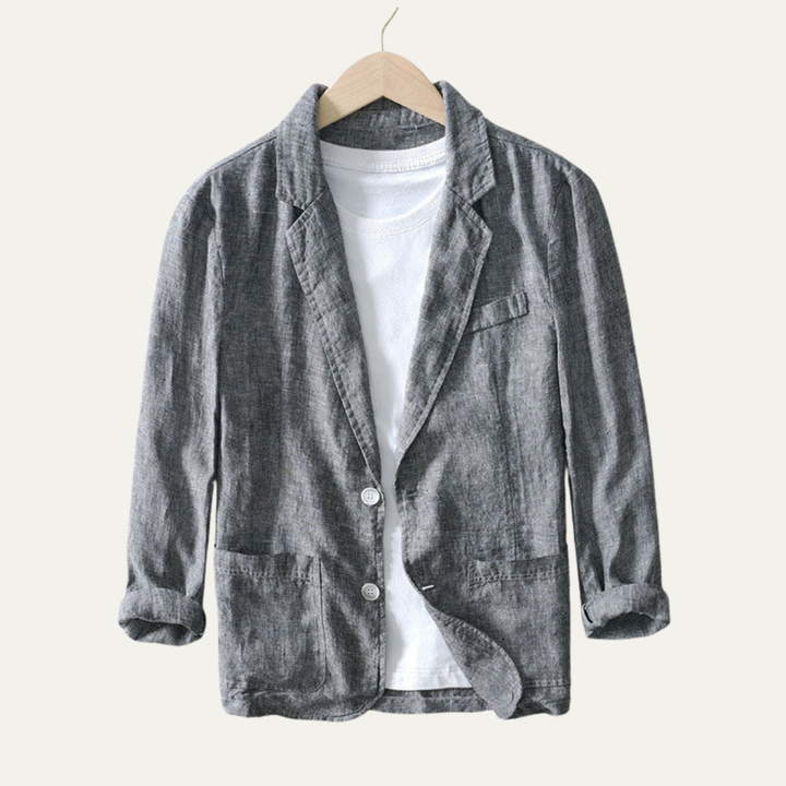 Lightweight Summer Linen-Look Blazer