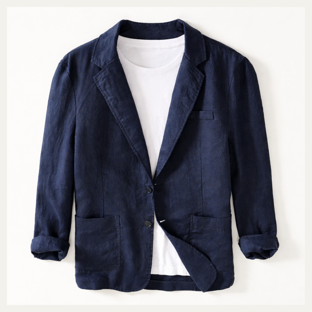 Lightweight Summer Linen-Look Blazer