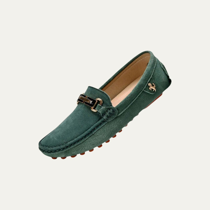 Suede-Look Driver Loafers