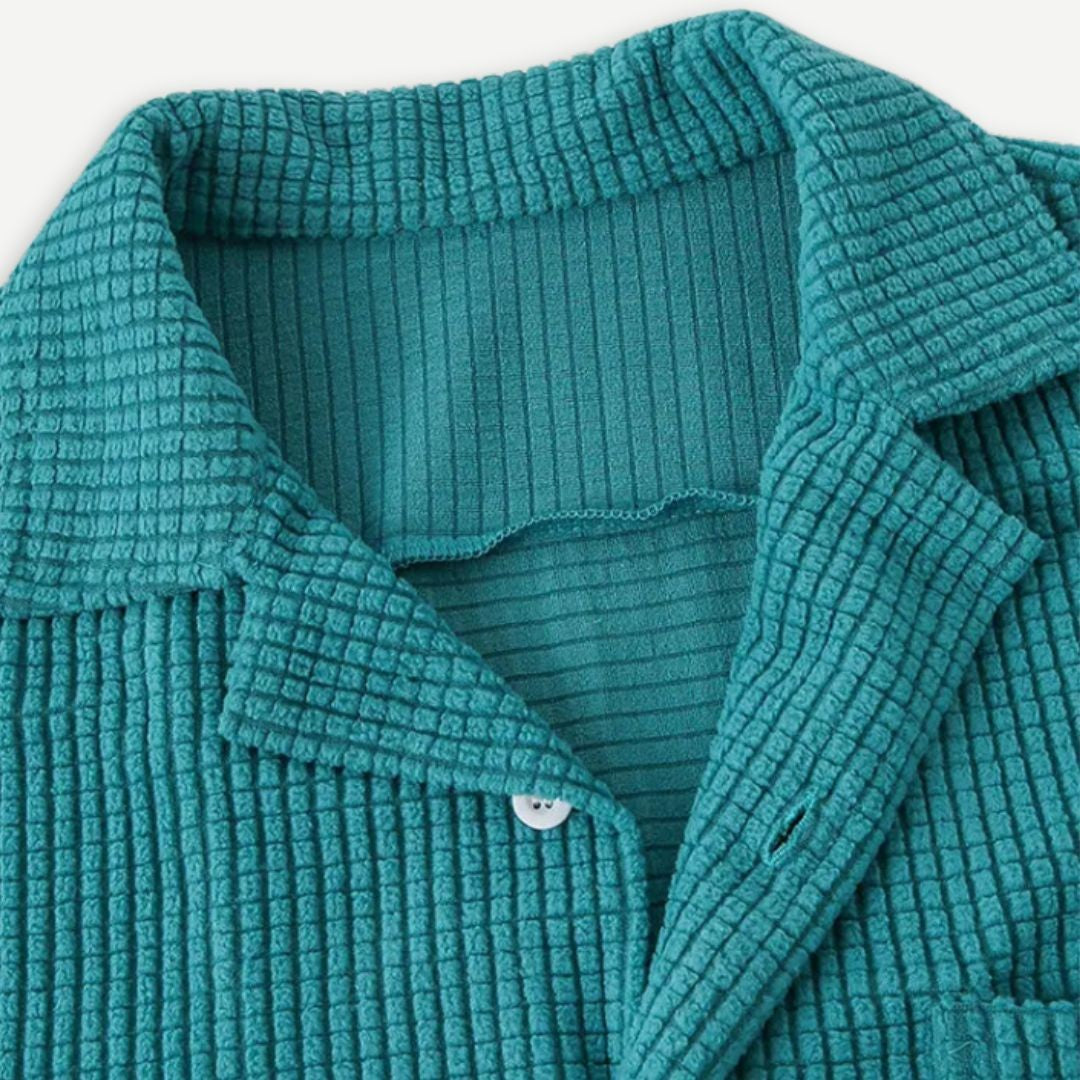 Relaxed Waffle-Knit Shirt