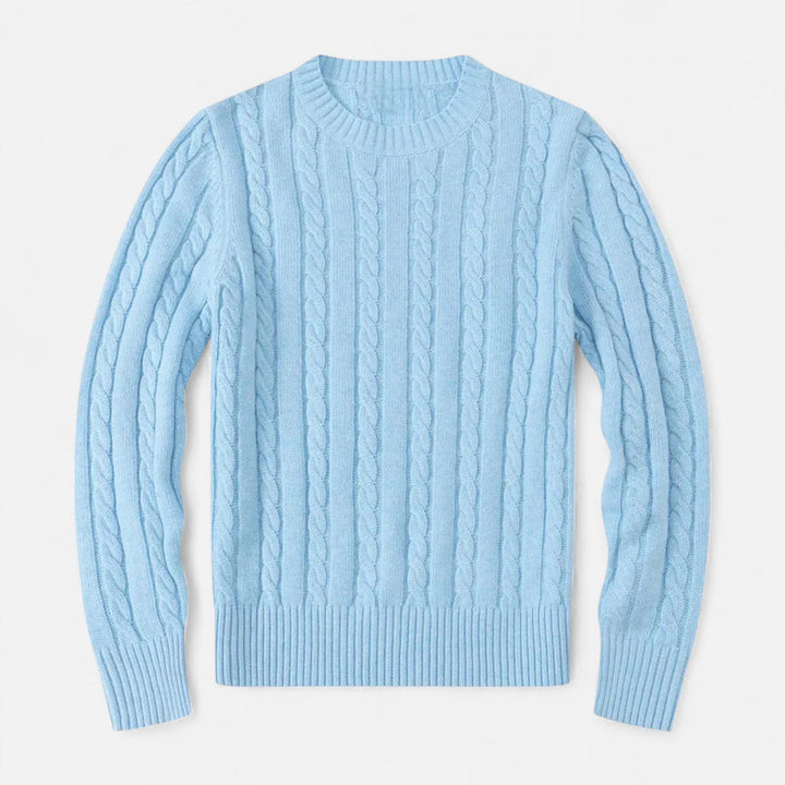 Men’s Round Neck Winter Knit Sweater