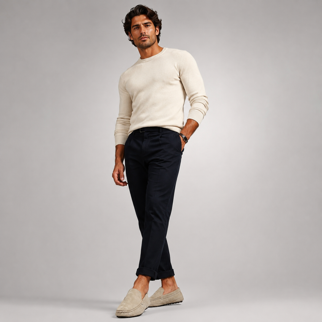 Suede-Look Slip-On Loafers