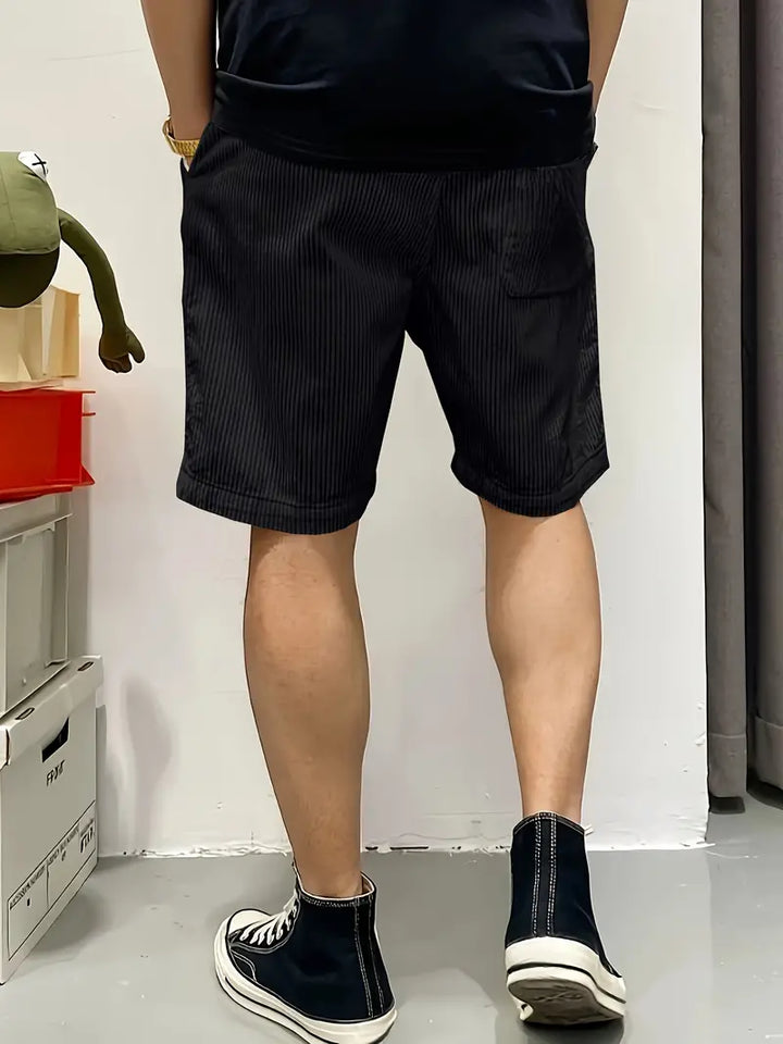 Corduroy-Look Drawstring Shorts