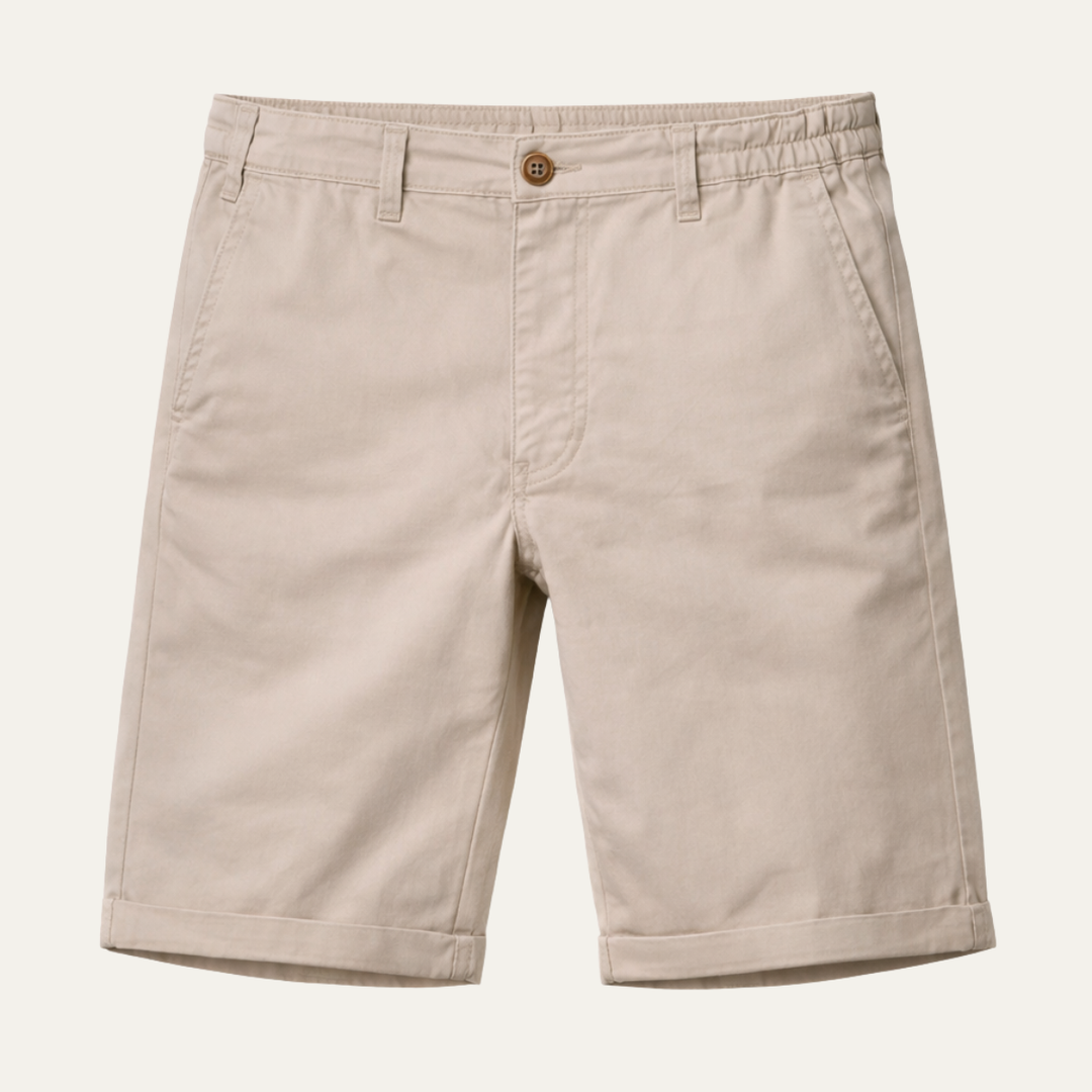 Solid Colour Chino Shorts