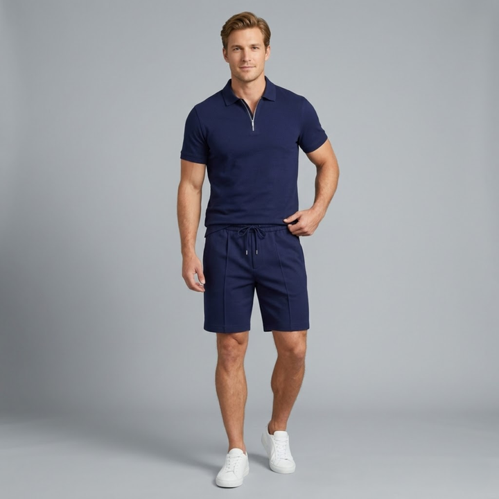 Polo Shirt and Shorts Set
