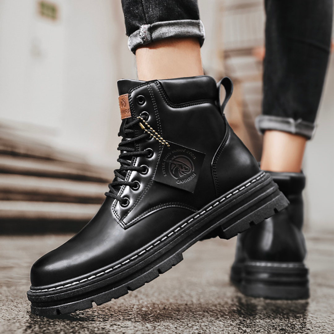 Heavy-Duty Lace-Up Boots