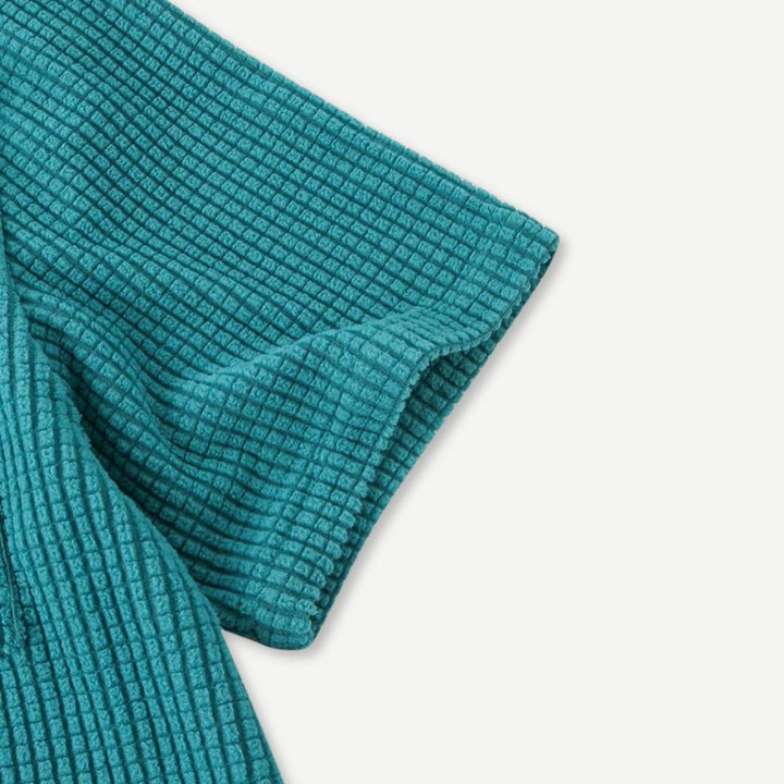 Relaxed Waffle-Knit Shirt