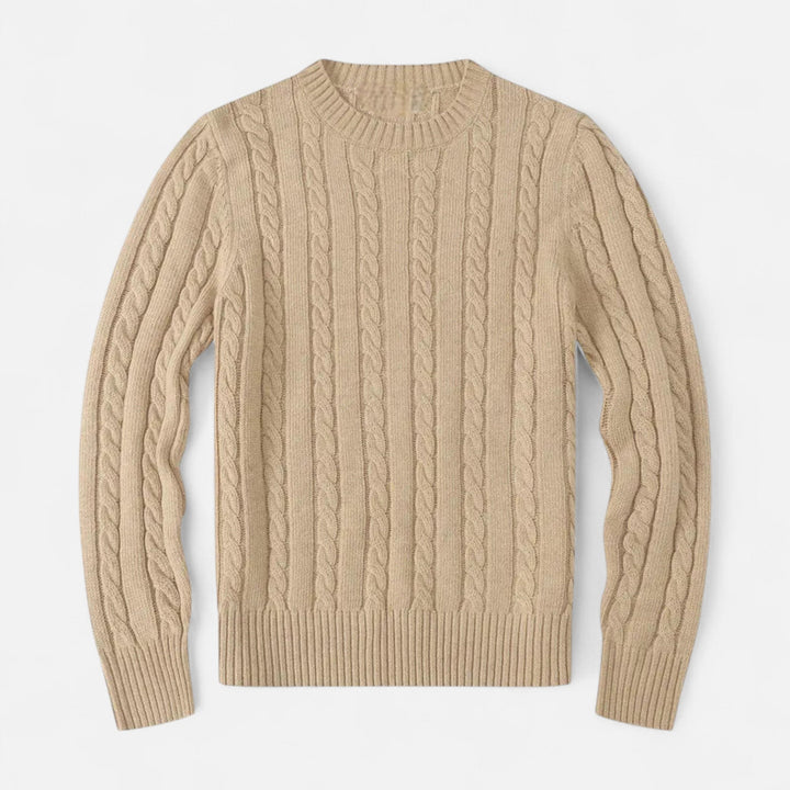 Men’s Round Neck Winter Knit Sweater